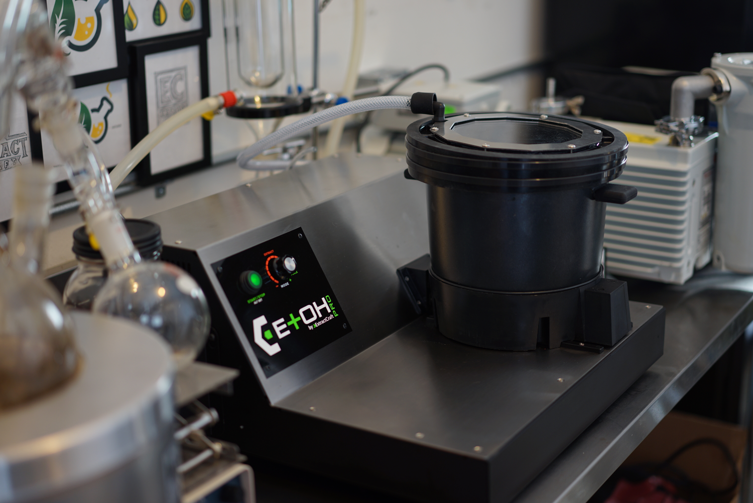 EtOH Pro Rev1 on a lab bench