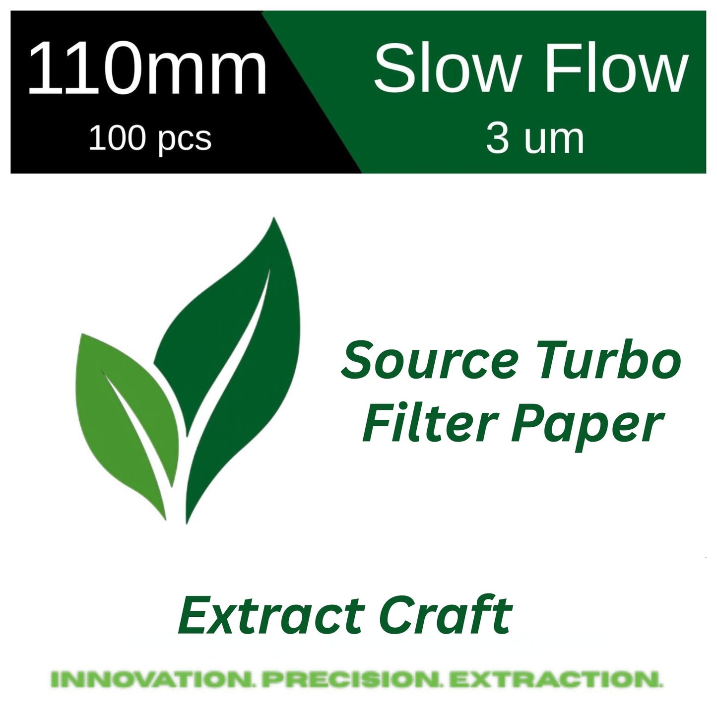Filter Paper: 110mm – Slow Flow-accessories-Extract Craft