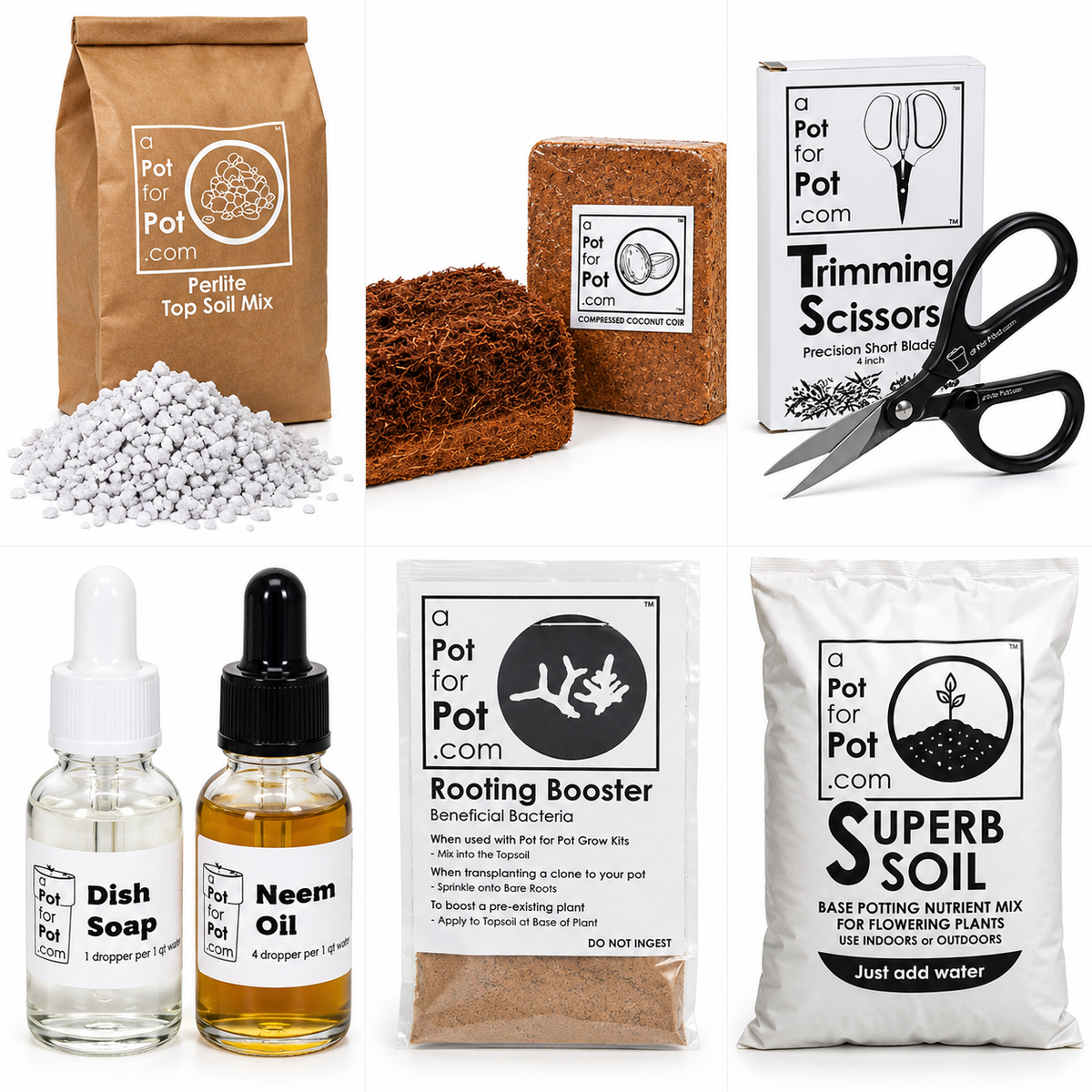 1.5 Gallon Mini Grow Kit A Pot for Pot Extract Craft Product Bundle Image 