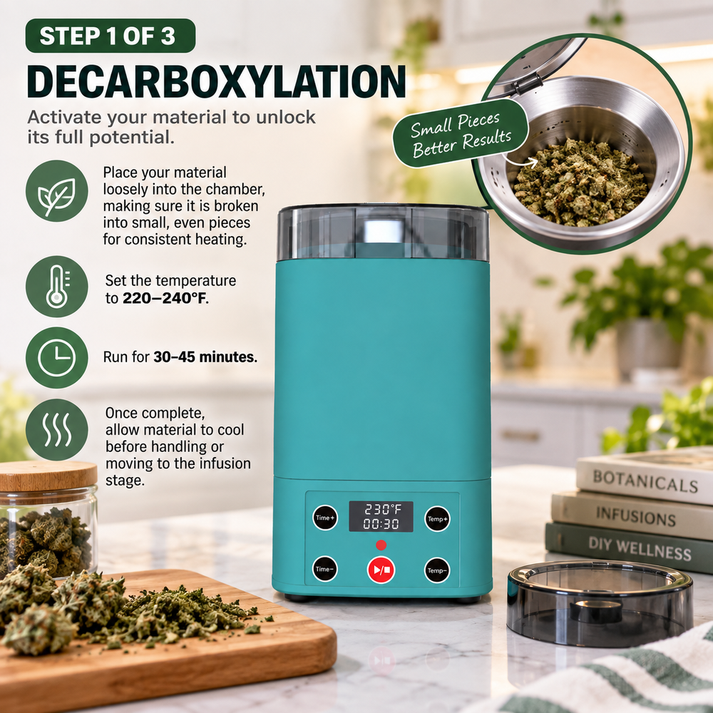 Decarboxylation (Up to 1.5oz)
