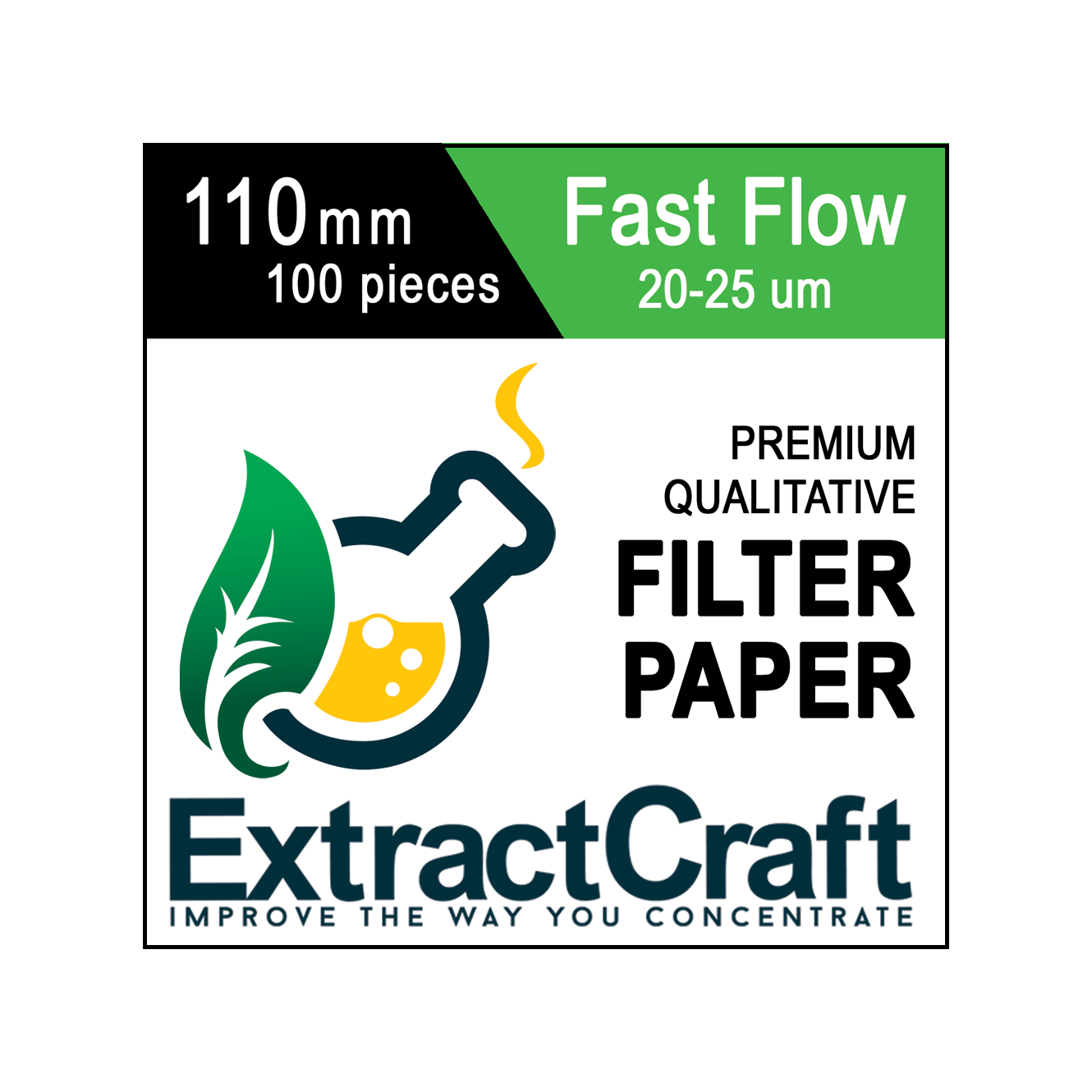 Filter Paper: 110mm – Fast Flow