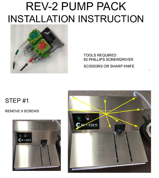 Pump Replacement for EtOH Pro