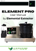 EtOH Pro Commercial Botanical Extraction Machine documentation cover